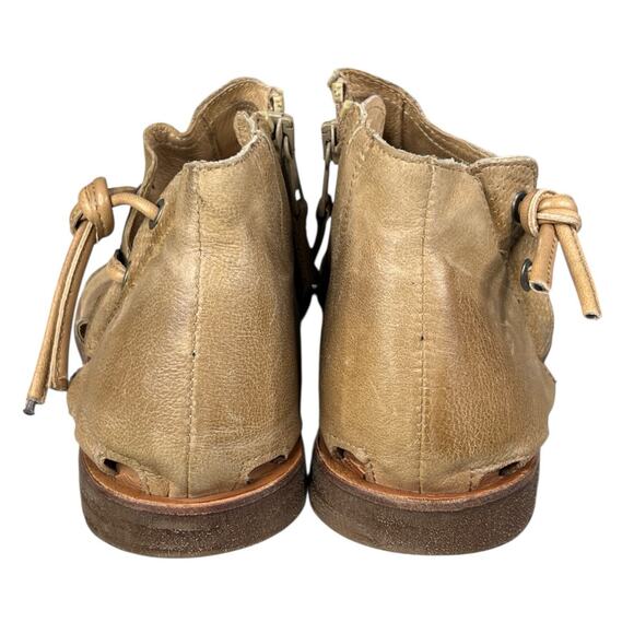 Miz Mooz Women’s Finley Tan Leather Gladiator Sandals Size 38 US 6.5 - Picture 8 of 11